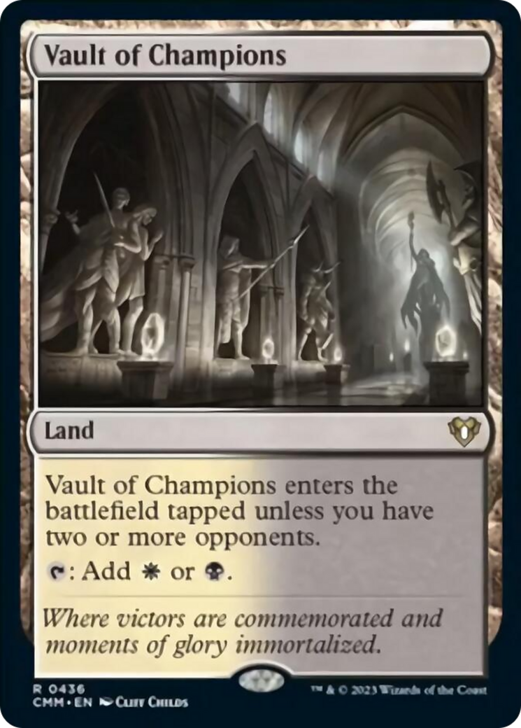 Vault of Champions [Commander Masters] - The Mythic Store | 24h Order Processing