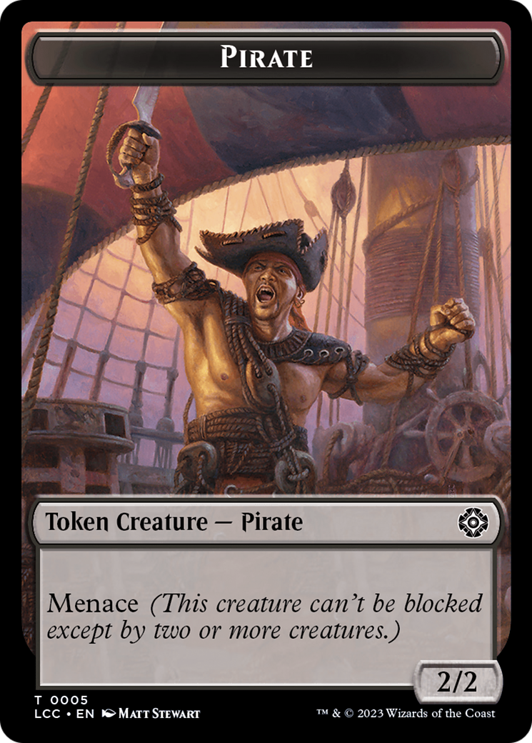 City's Blessing // Pirate (0005) Double-Sided Token [The Lost Caverns of Ixalan Commander Tokens] - The Mythic Store | 24h Order Processing