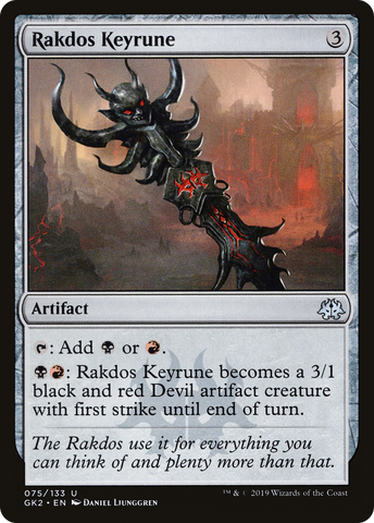 Rakdos Keyrune [Ravnica Allegiance Guild Kit] - The Mythic Store | 24h Order Processing