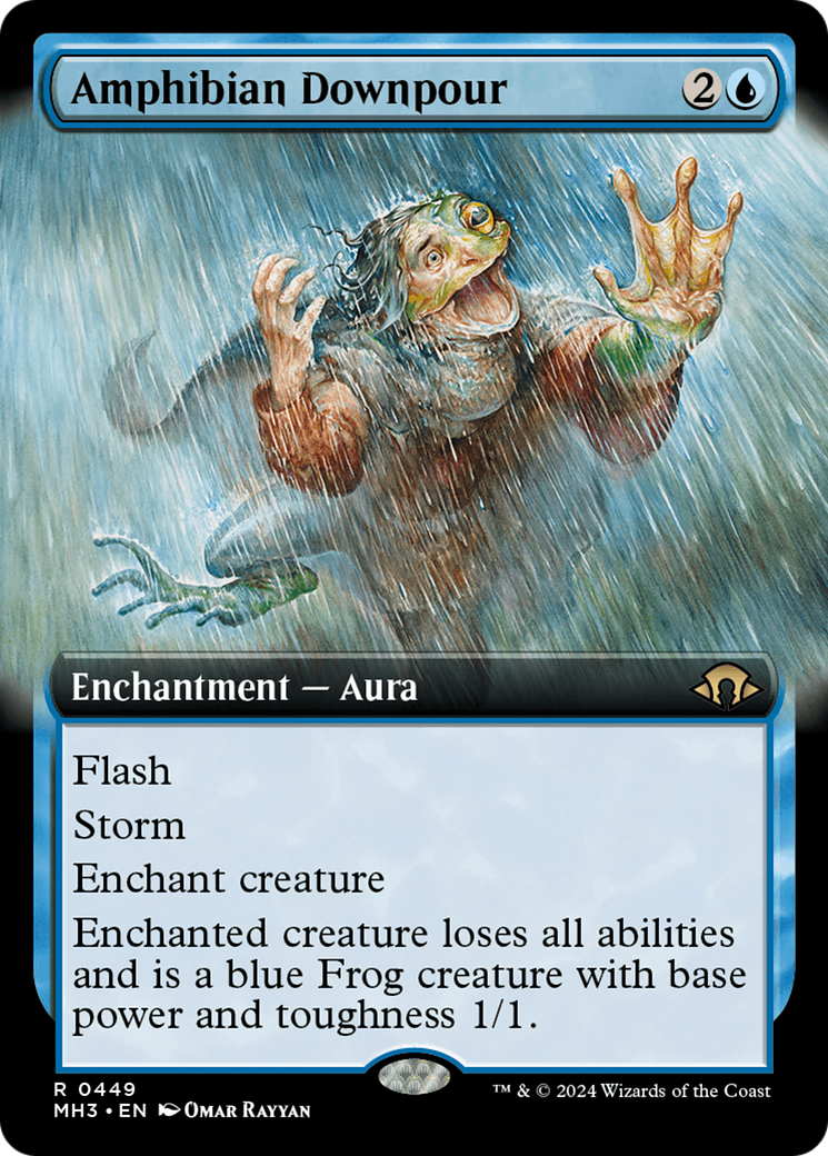 Amphibian Downpour (Extended Art) [Modern Horizons 3] - The Mythic Store | 24h Order Processing