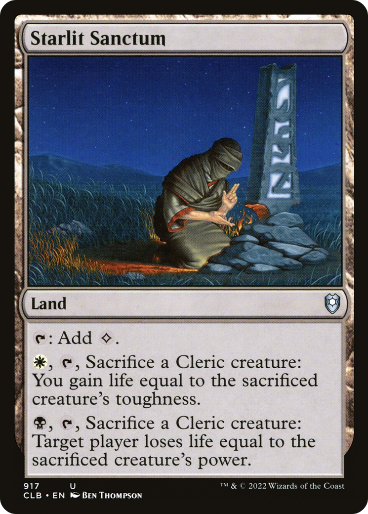 Starlit Sanctum [Commander Legends: Battle for Baldur's Gate] - The Mythic Store | 24h Order Processing