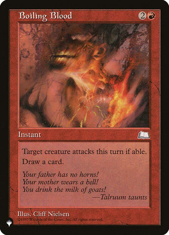 Boiling Blood [The List] - The Mythic Store | 24h Order Processing
