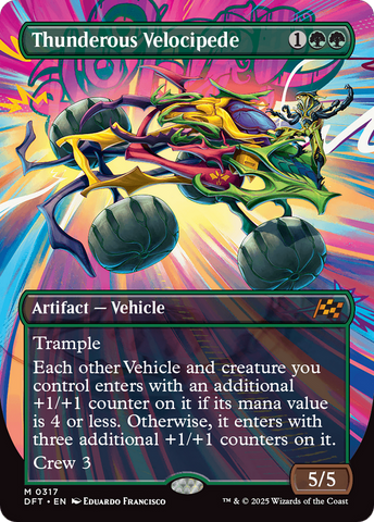 Thunderous Velocipede (Borderless) [Aetherdrift] - The Mythic Store | 24h Order Processing