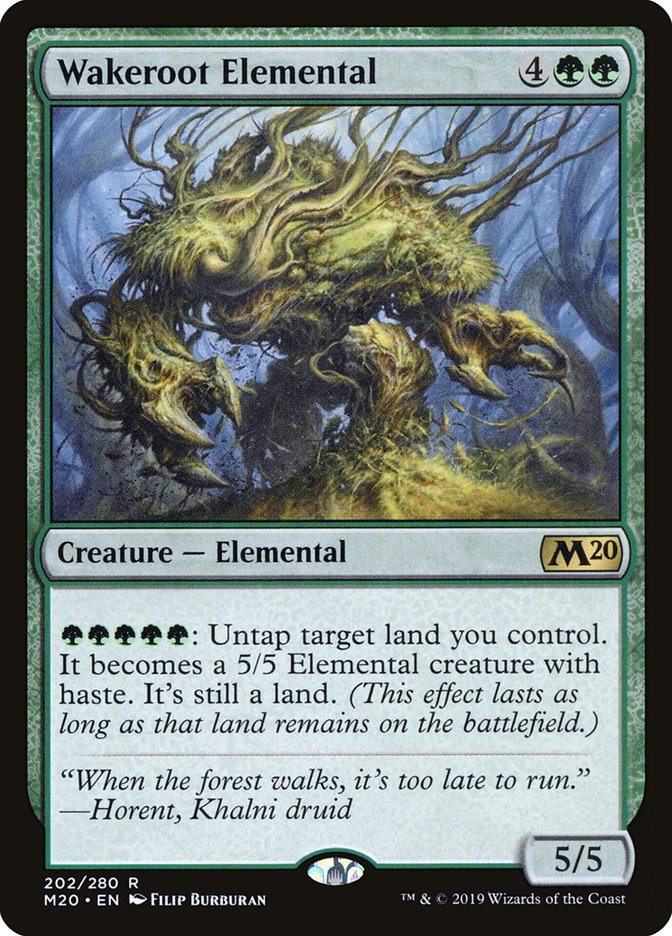 Wakeroot Elemental [Core Set 2020] - The Mythic Store | 24h Order Processing