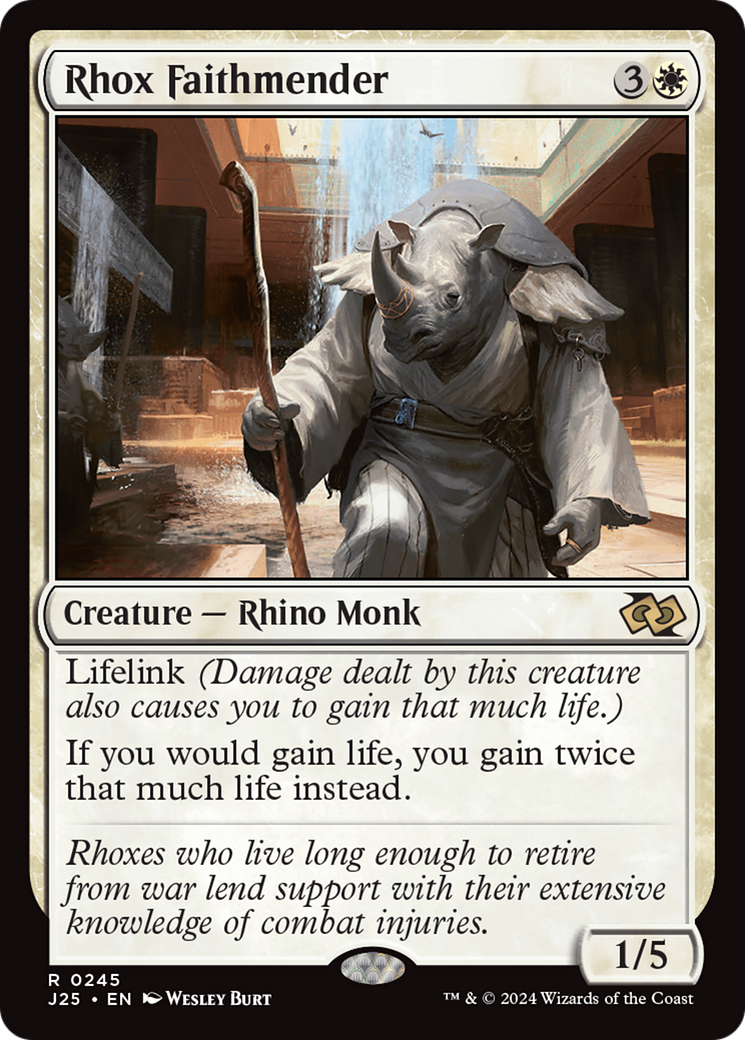 Rhox Faithmender [Foundations Jumpstart] - The Mythic Store | 24h Order Processing