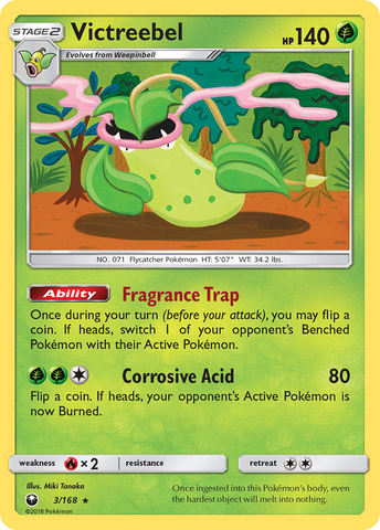 Victreebel (3/168) [Sun & Moon: Celestial Storm] - The Mythic Store | 24h Order Processing