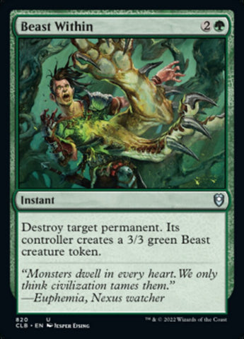 Beast Within [Commander Legends: Battle for Baldur's Gate] - The Mythic Store | 24h Order Processing