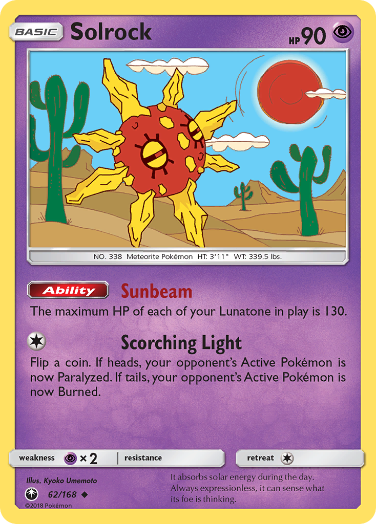 Solrock (62/168) [Sun & Moon: Celestial Storm] - The Mythic Store | 24h Order Processing