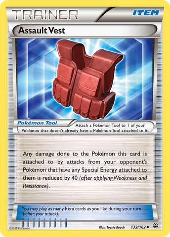 Assault Vest (133/162) [XY: BREAKthrough] - The Mythic Store | 24h Order Processing
