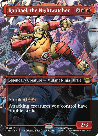 Raphael, the Nightwatcher (Borderless) [Teenage Mutant Ninja Turtles] - The Mythic Store | 24h Order Processing