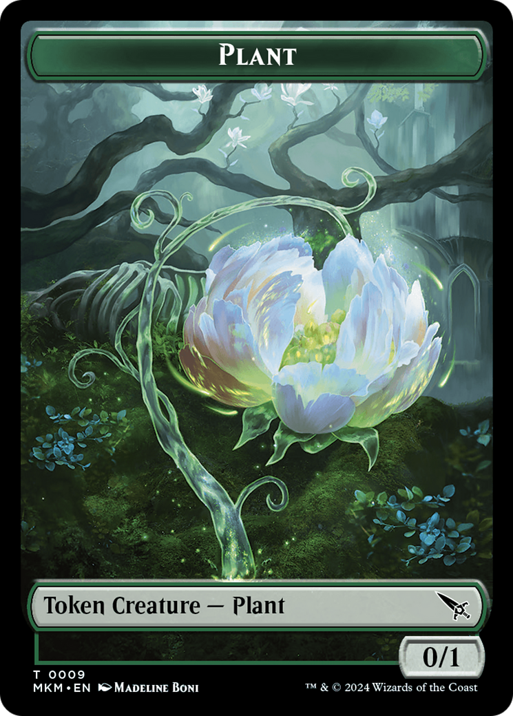 Detective // Plant Double-Sided Token [Murders at Karlov Manor Tokens] - The Mythic Store | 24h Order Processing