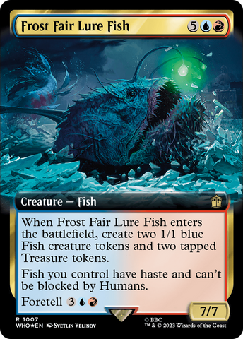Frost Fair Lure Fish (Extended Art) (Surge Foil) [Doctor Who] - The Mythic Store | 24h Order Processing