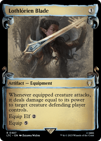 Lothlorien Blade [The Lord of the Rings: Tales of Middle-Earth Commander Showcase Scrolls] - The Mythic Store | 24h Order Processing