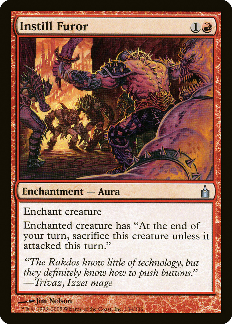 Instill Furor [Ravnica: City of Guilds] - The Mythic Store | 24h Order Processing
