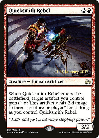 Quicksmith Rebel [Aether Revolt Prerelease Promos] - The Mythic Store | 24h Order Processing
