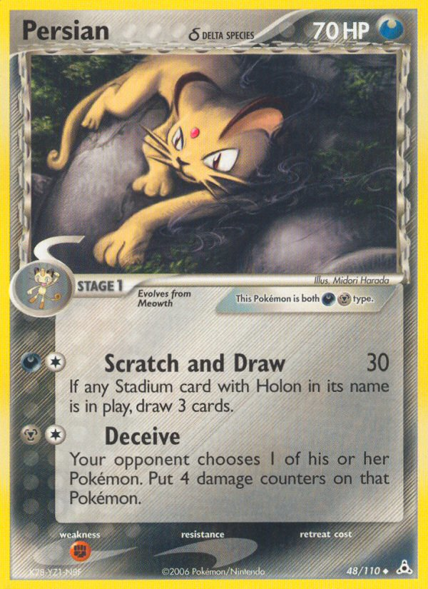 Persian (48/110) (Delta Species) [EX: Holon Phantoms] - The Mythic Store | 24h Order Processing