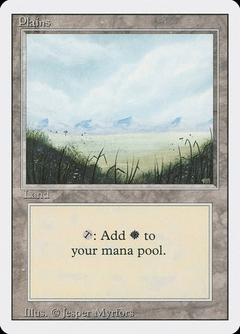 Plains (No Trees / Signature on Right) [Revised Edition] - The Mythic Store | 24h Order Processing