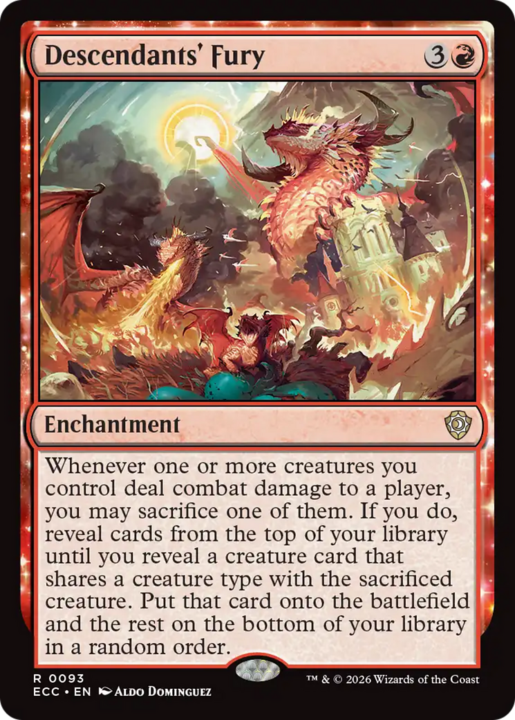 Descendants' Fury [Lorwyn Eclipsed Commander] - The Mythic Store | 24h Order Processing