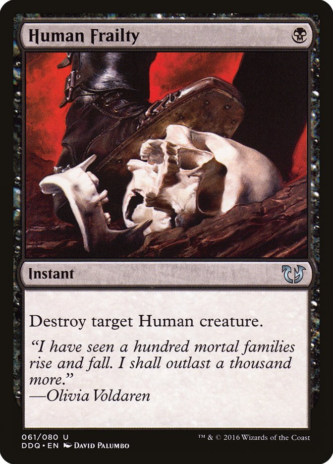 Human Frailty [Duel Decks: Blessed vs. Cursed] - The Mythic Store | 24h Order Processing