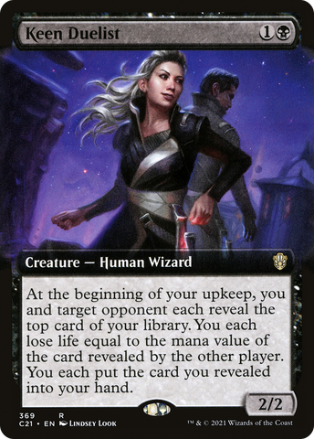 Keen Duelist (Extended Art) [Commander 2021] - The Mythic Store | 24h Order Processing