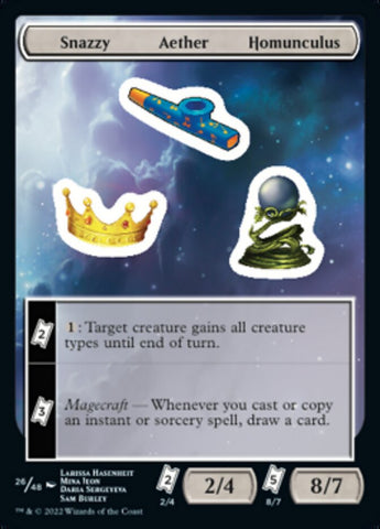Snazzy Aether Homunculus [Unfinity Stickers] - The Mythic Store | 24h Order Processing