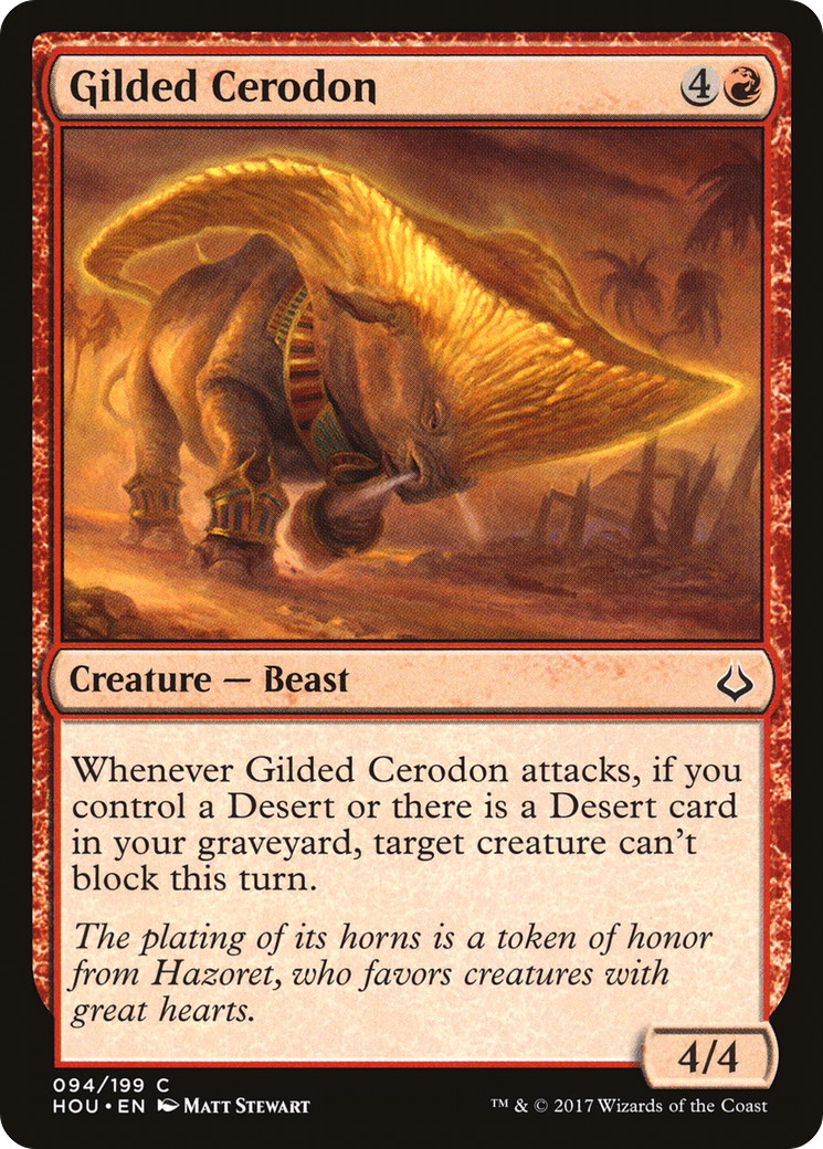Gilded Cerodon [Hour of Devastation] - The Mythic Store | 24h Order Processing