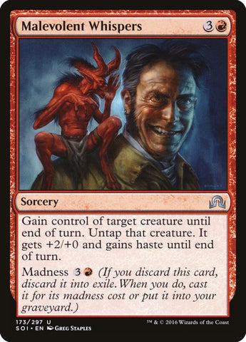Malevolent Whispers [Shadows over Innistrad] - The Mythic Store | 24h Order Processing