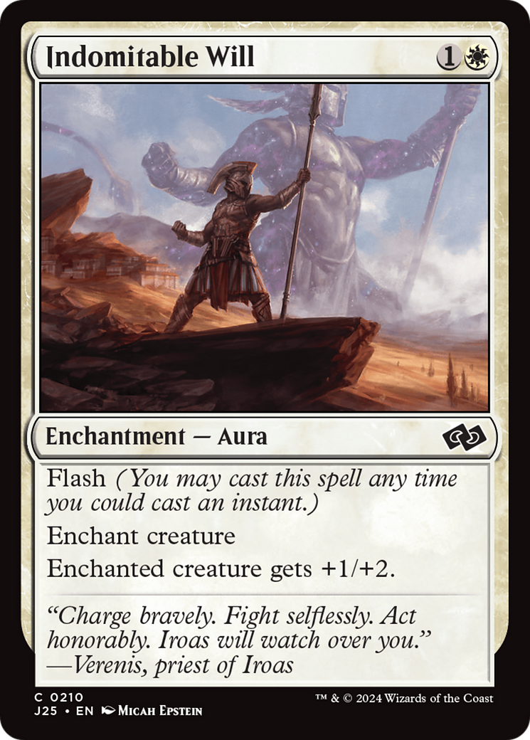 Indomitable Will [Foundations Jumpstart] - The Mythic Store | 24h Order Processing