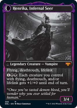 Henrika Domnathi // Henrika, Infernal Seer [Innistrad: Double Feature] - The Mythic Store | 24h Order Processing
