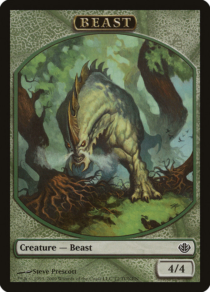 Beast Token (T2) [Duel Decks: Garruk vs. Liliana Tokens] - The Mythic Store | 24h Order Processing