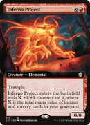 Inferno Project (Extended Art) [Commander 2021] - The Mythic Store | 24h Order Processing