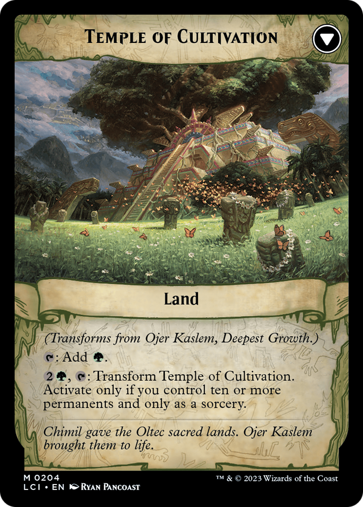 Ojer Kaslem, Deepest Growth // Temple of Cultivation [The Lost Caverns of Ixalan Prerelease Cards] - The Mythic Store | 24h Order Processing