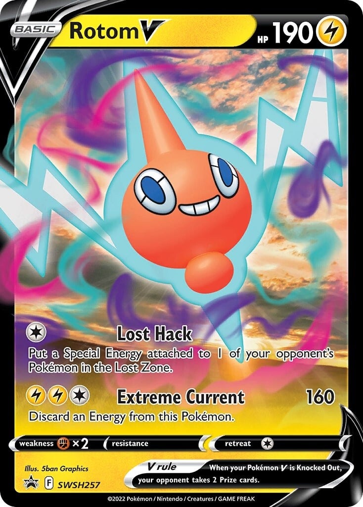 Rotom V (SWSH257) [Sword & Shield: Black Star Promos] - The Mythic Store | 24h Order Processing
