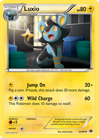 Luxio (44/99) [Black & White: Next Destinies] - The Mythic Store | 24h Order Processing