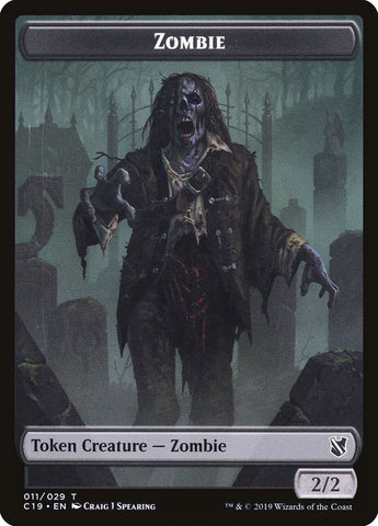 Zombie Token (011/029) [Commander 2019 Tokens] - The Mythic Store | 24h Order Processing