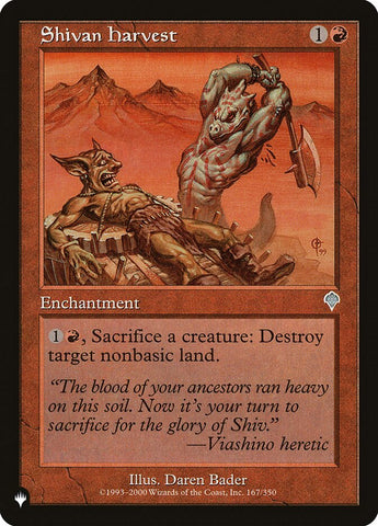 Shivan Harvest [The List] - The Mythic Store | 24h Order Processing