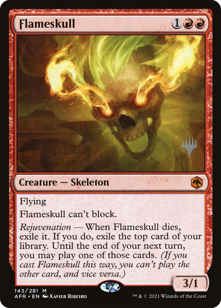 Flameskull (Promo Pack) [Dungeons & Dragons: Adventures in the Forgotten Realms Promos] - The Mythic Store | 24h Order Processing