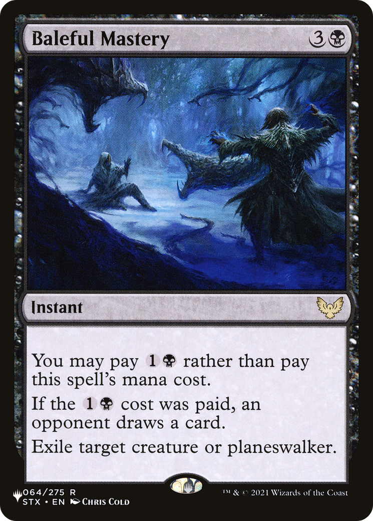 Baleful Mastery [The List] - The Mythic Store | 24h Order Processing
