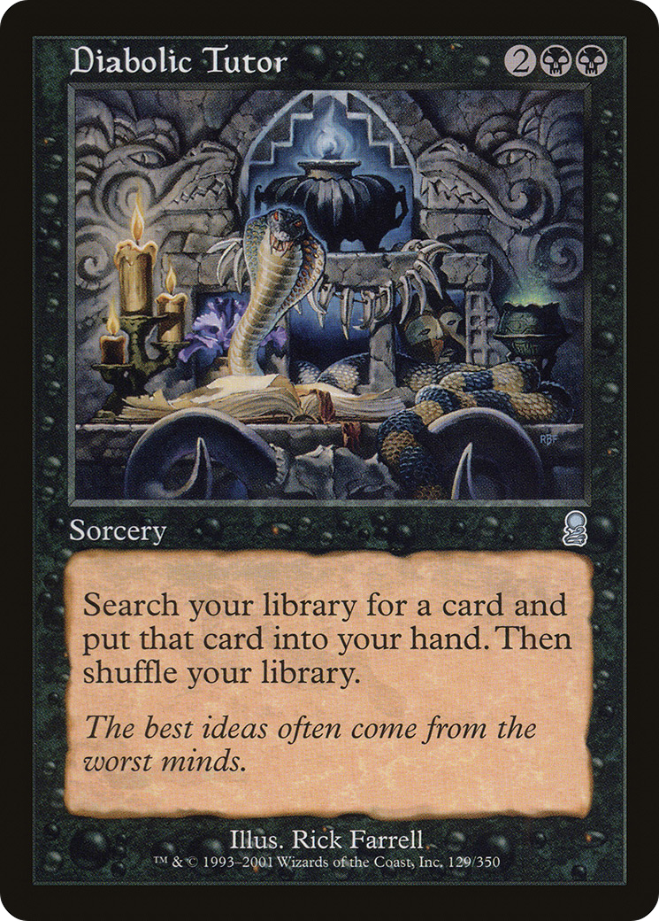 Diabolic Tutor [Odyssey] - The Mythic Store | 24h Order Processing