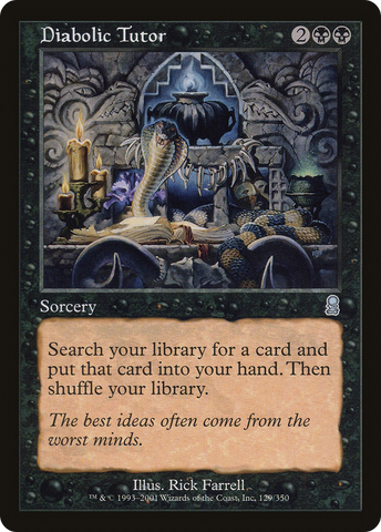 Diabolic Tutor [Odyssey] - The Mythic Store | 24h Order Processing