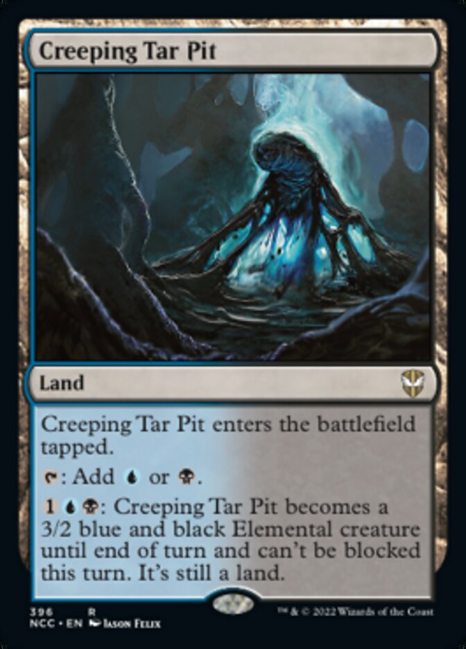 Creeping Tar Pit [Streets of New Capenna Commander] - The Mythic Store | 24h Order Processing