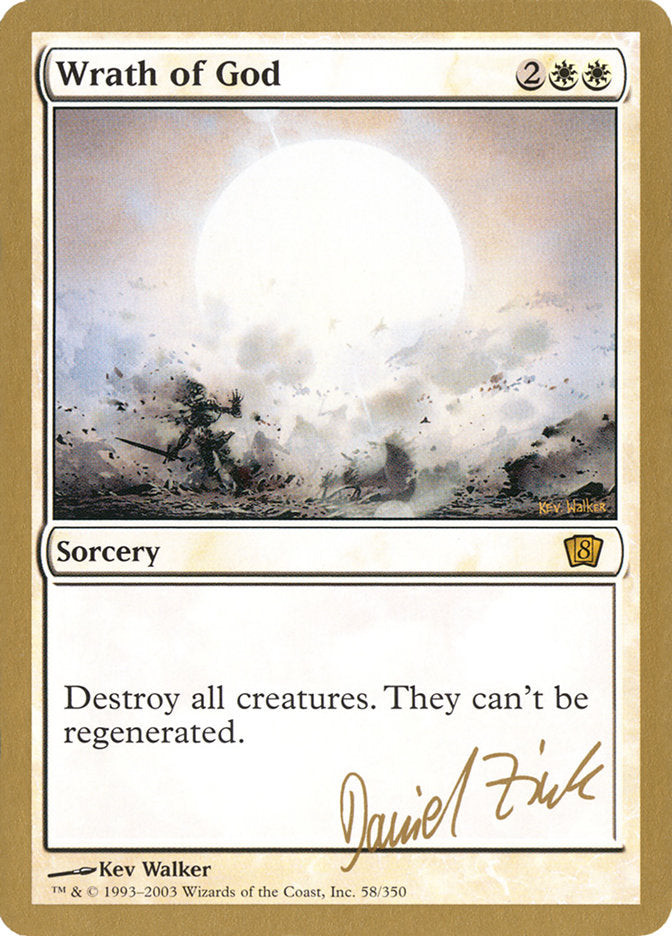 Wrath of God (Daniel Zink) [World Championship Decks 2003] - The Mythic Store | 24h Order Processing