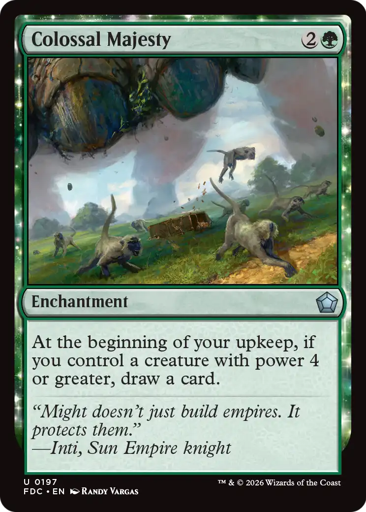 Colossal Majesty [Foundations Commander] - The Mythic Store | 24h Order Processing