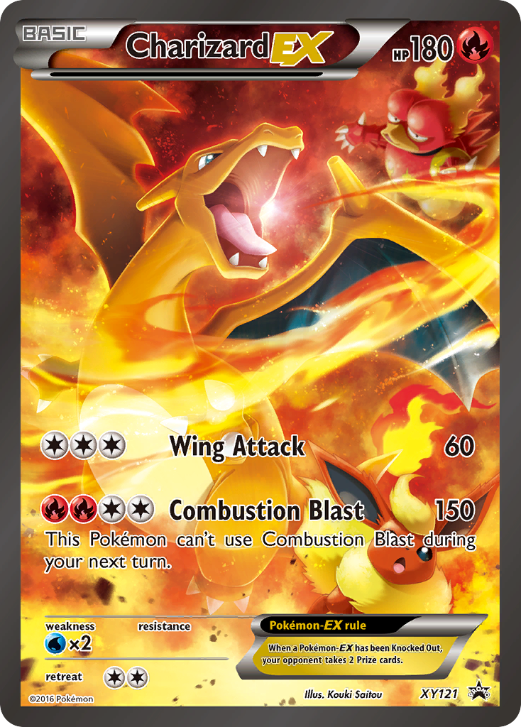 Charizard EX (XY121) [XY: Black Star Promos] - The Mythic Store | 24h Order Processing
