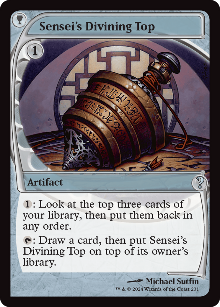 Sensei's Divining Top (Future Sight) [Mystery Booster 2] - The Mythic Store | 24h Order Processing