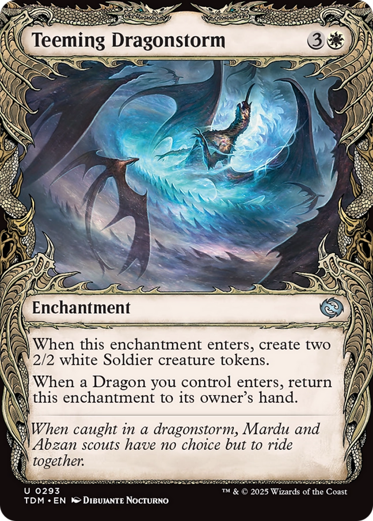 Teeming Dragonstorm (Showcase) [Tarkir: Dragonstorm] - The Mythic Store | 24h Order Processing
