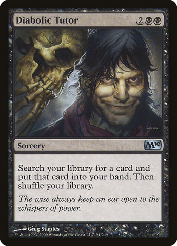 Diabolic Tutor [Magic 2010] - The Mythic Store | 24h Order Processing