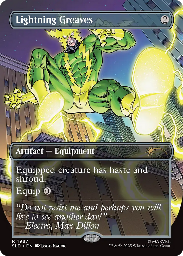 Lightning Greaves (1987) (Rainbow Foil) [Secret Lair Drop Series] - The Mythic Store | 24h Order Processing