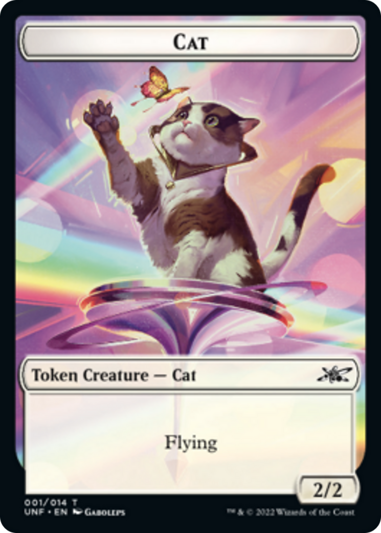 Cat // Storm Crow Double-Sided Token [Unfinity Tokens] - The Mythic Store | 24h Order Processing