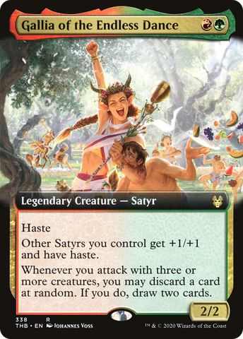 Gallia of the Endless Dance (Extended Art) [Theros Beyond Death] - The Mythic Store | 24h Order Processing